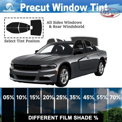 Window Privacy Film PreCut Window Tint 2Ply For 2015-2024 Dodge Charger