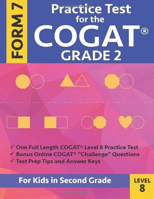 #ad Practice Test for the CogAT Grade 2 Form 7 Level 8: Gifted and Talented Test... $7.73