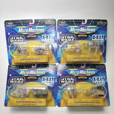 Micro Machines Star Wars Space X-Ray Fleet Vehicle Packs Collections I-IV