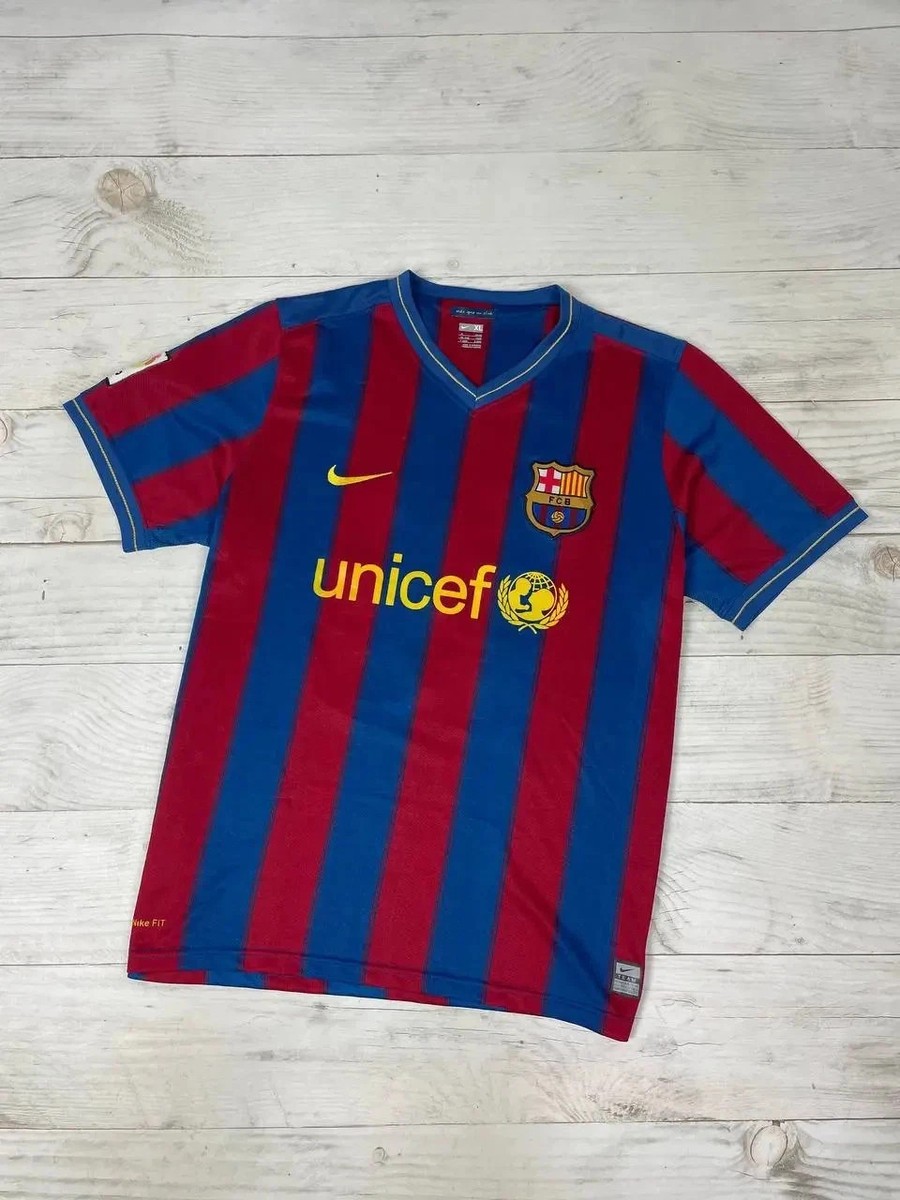 Nike Barcelona 2009 2010 Messi #10 Home Player Issue Jersey Men