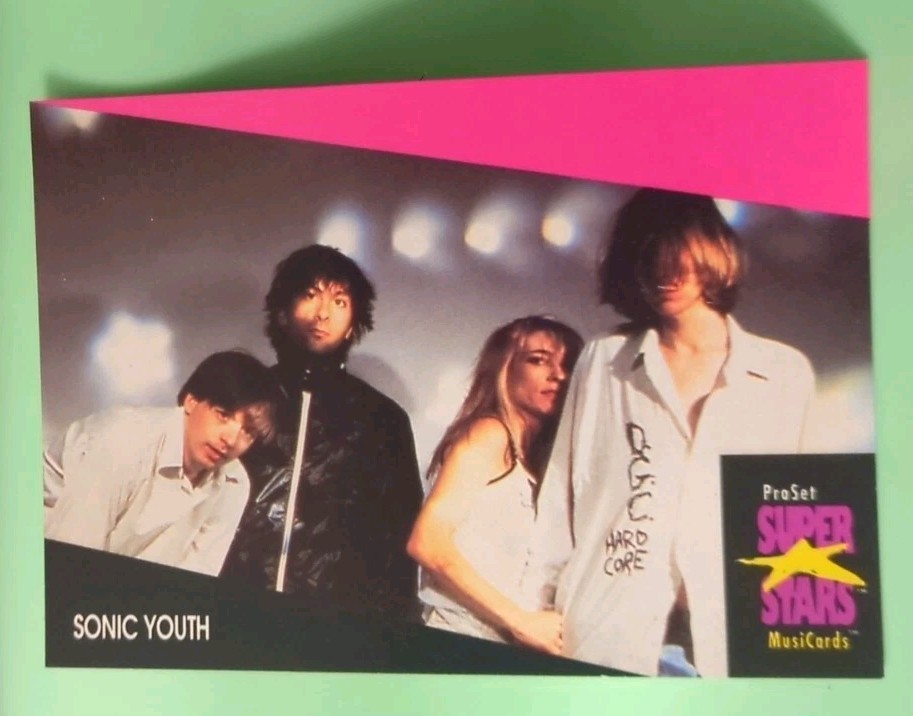 1991 Pro Set SuperStars MusiCards #332 Sonic Youth | eBay