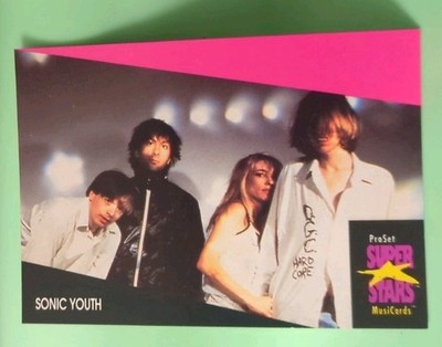 1991 Pro Set SuperStars MusiCards #332 Sonic Youth | eBay