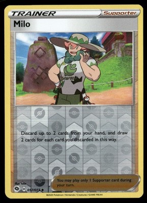 Milo 057/073 Uncommon Champion's Path Pokemon Reverse Holo NM/M