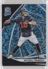 2019 Panini Spectra Neon Blue Prizm /60 Mitchell Trubisky #106 0q0