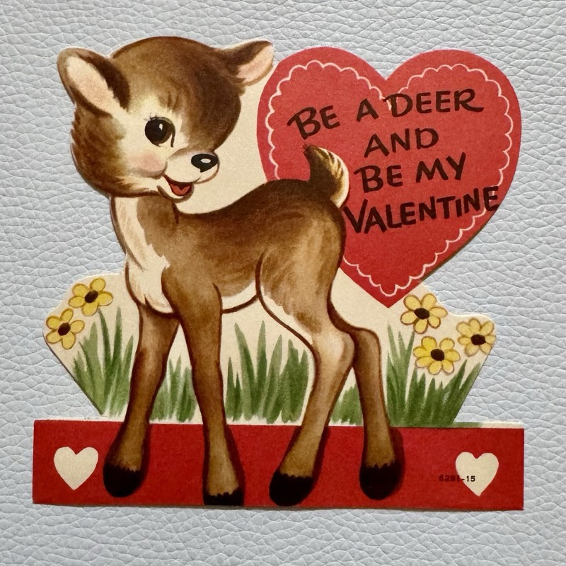 Vintage Deer Valentine 6251-15