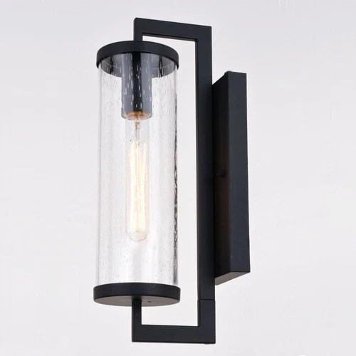 Morgan Park 1-Light Outdoor Wall Sconce in Contemporary and Cylinder Style 16 - Picture 2 of 9