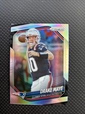 2025 Panini Prizm Drake Maye Silver Prizm #165 Patriots MVP