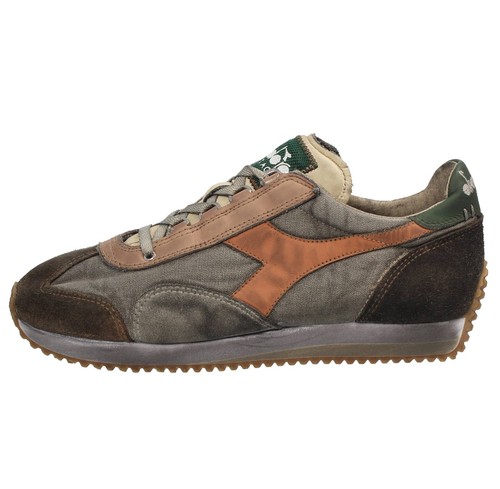 Diadora Heritage Equipe Dirty Sw - Sneakers Basse Kaki - Uomo Scarpe Sneakers - Zdjęcie 3 z 4