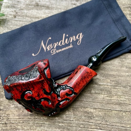 Eric Nording Fantasy #5 Freehand Red Briar Tobacco Pipe Made in Denmark - NEW