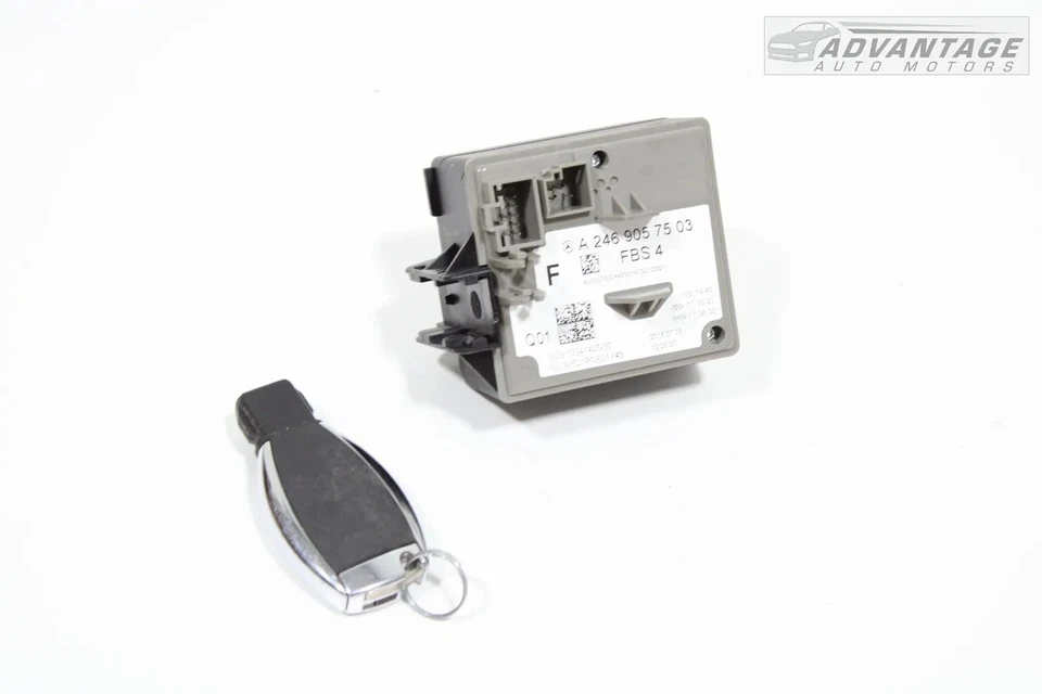 2016-2020 MERCEDES GLA250 X156 IGNITION LOCK CYLINDER SWITCH MODULE & KEY OEM - Image 3 of 4