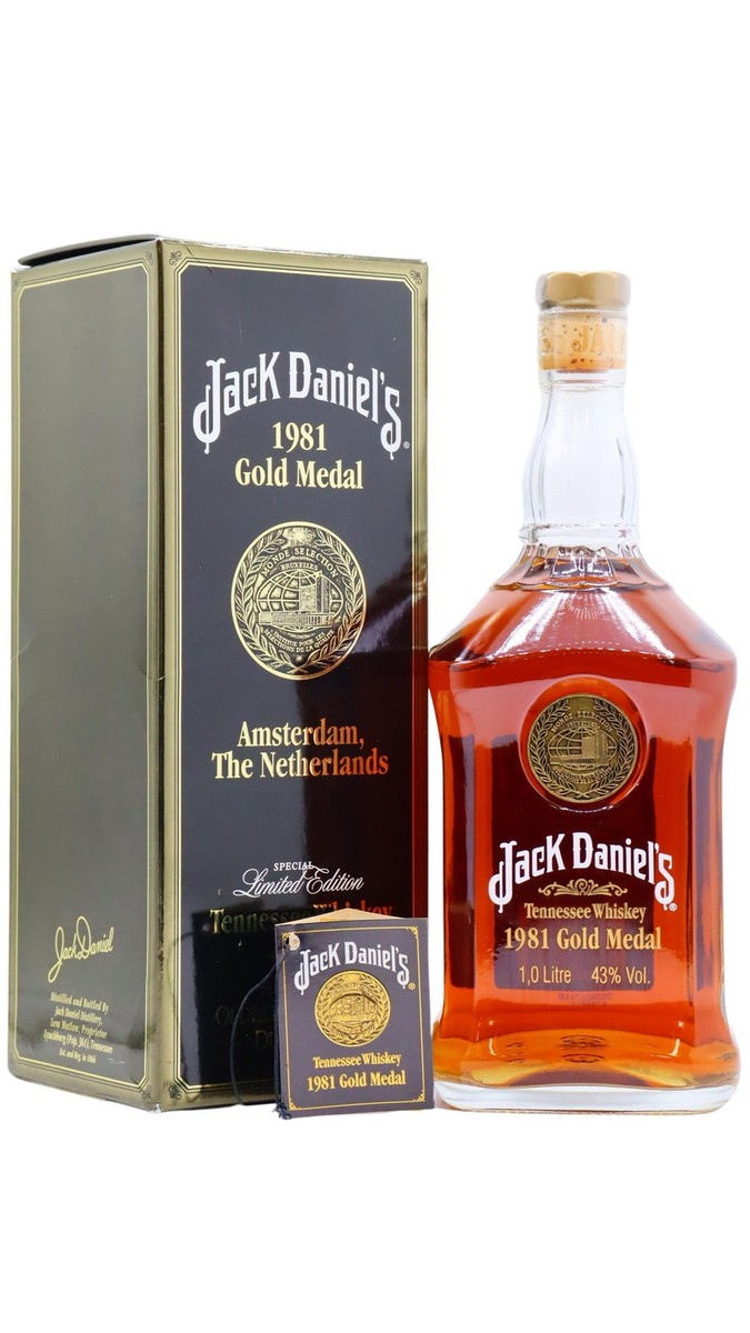 Jack Daniel's - 1981 Gold Medal Tennessee Whiskey (1 Litre) 100cl