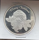 2025 1oz .999 Fine Silver "Merry Christmas" Round  **SANTA**
