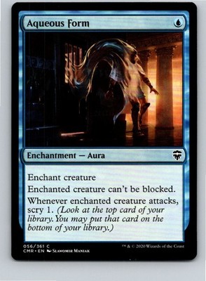 Magic the Gathering Aqueous Form Commander Legends MTG Free Shipping!
