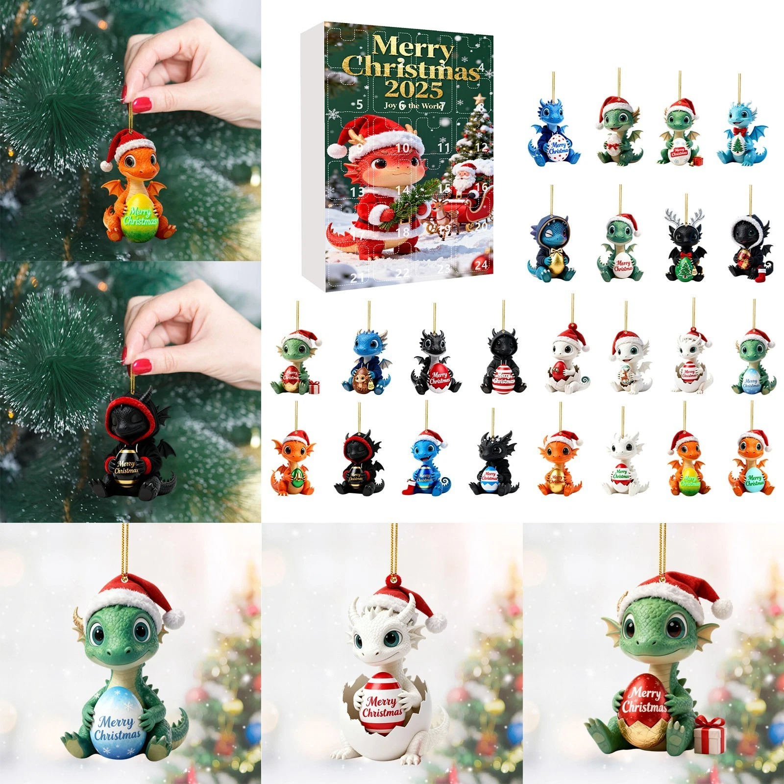 Dragon Doll Blind Advent Calendar Countdown With 24 Boxes For Kids