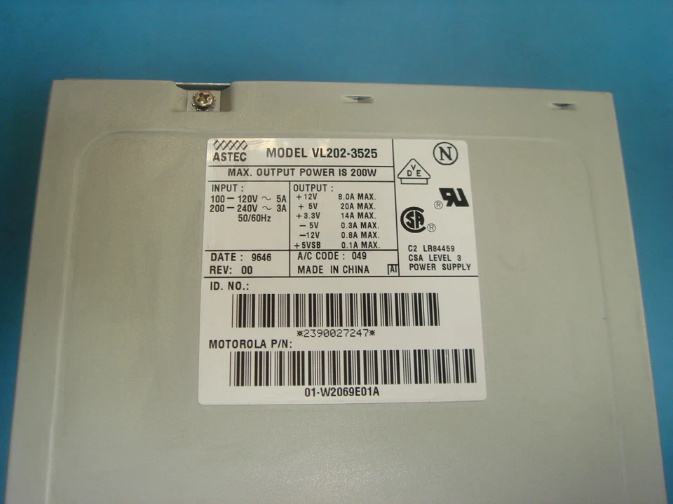 New Astec VL202-3525 200 Watt ATX POWER SUPPLY - Image 2 of 4