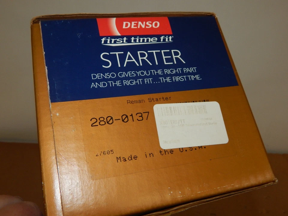 Se adapta a 96-2000 Dodge Chrysler Plymouth motor de arranque DENSO 280-0137 Reman Foto 3 de 3