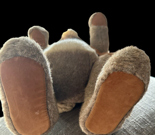 vintage Elegante By Dakin 1983 Uncle Jacques 23" RABBIT Jointed Plush Handmade - Picture 8 of 9