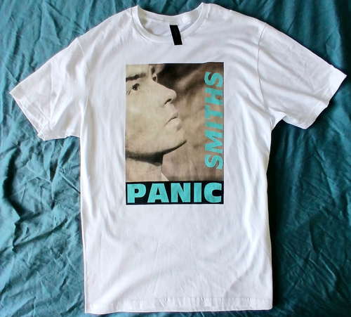 THE SMITHS 'Panic' T-shirt morrissey ask meat is murder queen dead strangeways - Bild 1 von 12