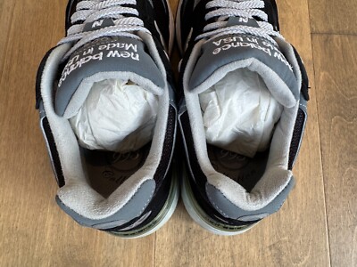 New Balance 993 Running Shoes Sneakers Black Gray MR993BK USA in