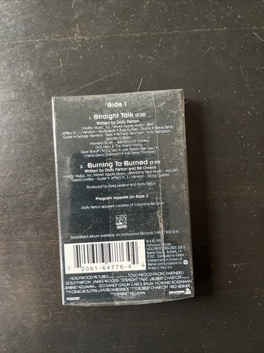 Sealed Dolly Parton Straight Talk Cassette Single 1992 - Picture 3 of 5