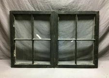 VTG Tudor 25x39 Industrial Steel Stationary Double 4 Lite Glass Window 972-25B