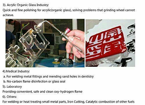 220V H160 75L Oxygen-Hydrogen Water Welder Flame Acrylic HHO Polishing Machine - Bild 11 von 12