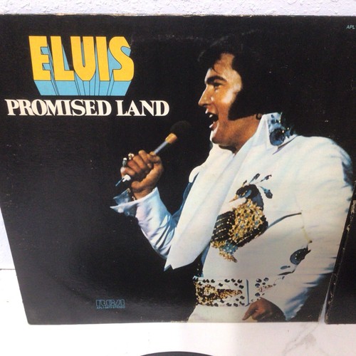 Vtg. Elvis Now & Elvis Promised Land LP Record Set - Foto 6 di 9