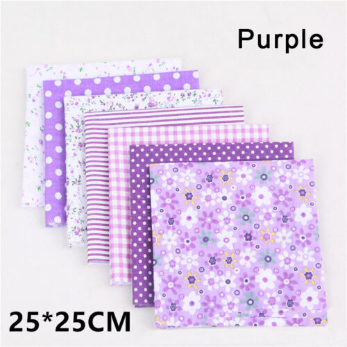 7 Stück Stoffpakete Patchwork Stoffe Stoffreste 100 % Baumwolle 25 x 25 cm - Bild 15 von 20