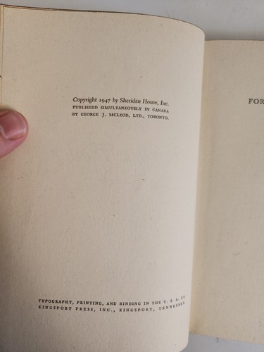 Stanley MORTON Yankee Trader First Edition 1947 Hardcover - Foto 4 di 9