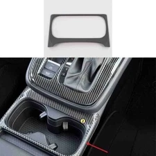 For Honda CR-V Carbon fiber Steel 2023-2024 Center Console Water Cup Frame Trim