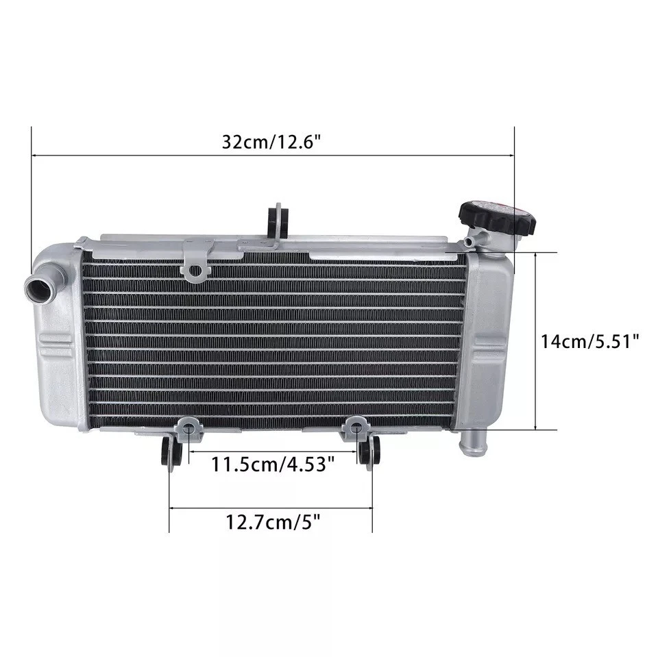 Radiador de refrigeración compartimento motor Fit Honda CBR300R 2015-2022 CB300F 2015-2018 Foto 4 de 4