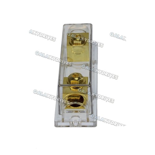 1PC 1/0 0 gauge 120 Amp no terminals needed Gold Plated ANL Fuse Holder - Picture 6 of 6
