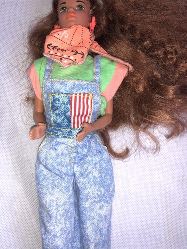 Muñeca Barbie Teresa 1990 Vintage All American Green Eyed Mattel #9426 Reebok - Imagen 3 de 5