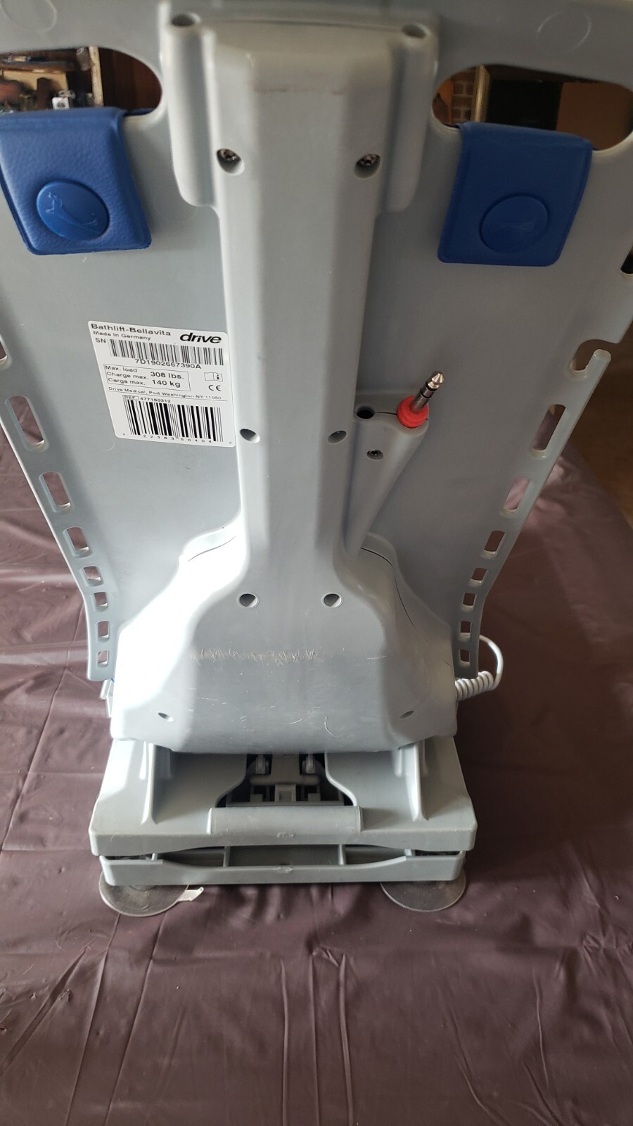 Drive Medical Bellavita Whisper Bath Lift Chair Up to 308 lbs 477150312 eBay