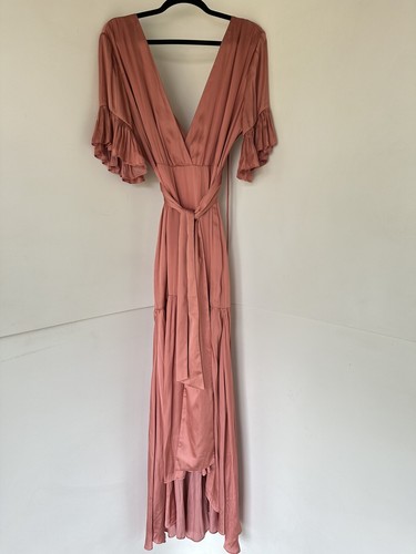 NWT REVOLVE Privacy Please Jewel Maxi Dress Desert Rose size L - Picture 4 of 6