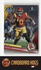 2023 Bowman University Chrome #190 Korey Foreman USC Trojans
