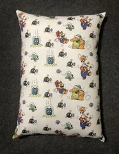 Beautiful Handmade Super Mario Brothers Accent - Throw Pillow  14” x 10”