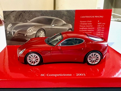 MINICHAMPS 403120523 ALFA ROMEO 8C COMPETIZIONE 2003 ROSSO MET1/43 - Foto 2 di 10