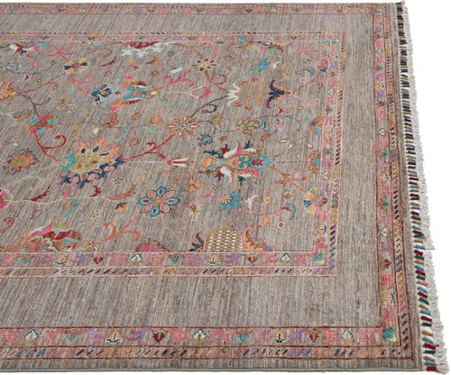 Ziegler Annodato a Mano Tappeto Orientale 238x176 cm-Fine,Tappeto,Tappeto - Picture 9 of 14