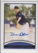2012 Topps Pro Debut Autographs #DH Drew Hutchison - NM-MT