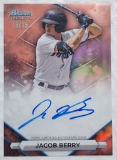 2023 Bowman Sterling Prospect Autographs #PA-JB Jacob Berry 15/15