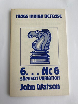 KING'S INDIAN DEFENSE John L. Watson chess book
