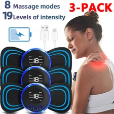 Electric Neck Massager Back Full Body Stimulator Pain Relief Device Health Patch