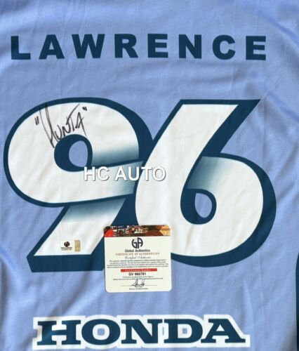 HUNTER LAWRENCE Signed #96 CUSTOM HONDA JERSEY - GLOBAL AUTHENTICS COA - Picture 2 of 4