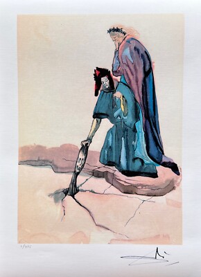 Salvador Dali BETRAYERS TO THEIR HOMELAND Facsimile Signed Numbered Giclee Art