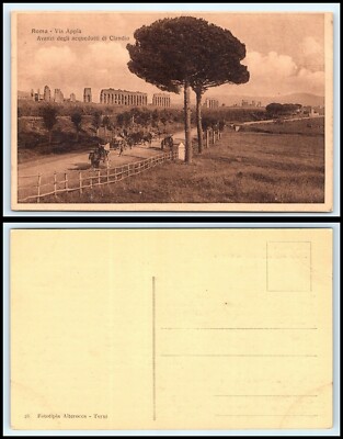 ITALY Postcard - Rome, Via Appia Avanzi degli acquedotti di Claudio B44