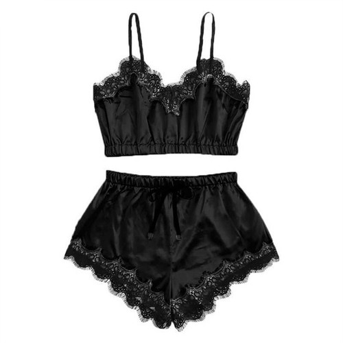 1 Set Womens Lace Sleepwear Lingerie Tops And Shorts Babydoll Underwear! - Picture 12 of 18