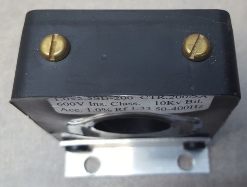 TRASFORMATORI STRUMENTI INC E175133 TRASFORMATORE DI CORRENTE 5AMP 600V 50-400HZ - Foto 3 di 5
