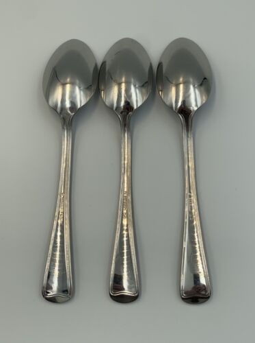 3 - CUCHARAS SOPERA Gorham MONET ESMERILADAS Mango 18/8 Acero Inoxidable 7" - Imagen 5 de 7