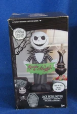 Jack Skellington Halloween Airblown Inflatable Nightmare B4 Christmas NEW 18.9"